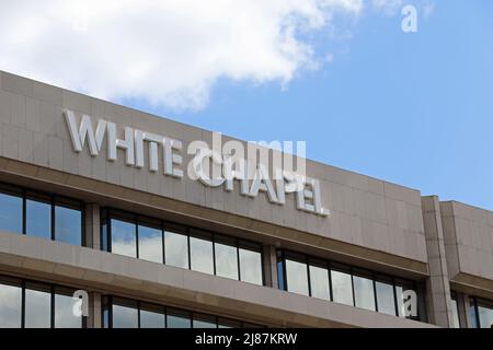 Bürogebäude der White Chapel im Londoner Stadtteil Tower Hamlets Stockfoto
