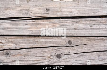 Alte helle Holzwand für nahtlosen Holzhintergrund und Textur. Hochwertige Fotos Stockfoto
