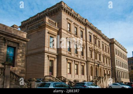 Treasury Building am Franklin Square, Hobart, Tasmanien, Australien Stockfoto