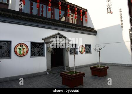 Finnegans Wake Irish Pub in Nanjing, China. Stockfoto