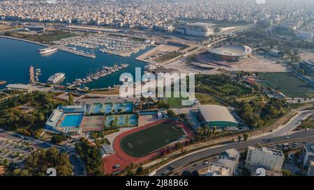 Marina floisvou und die Umgebung,Palaio Faliro,Athen,Griechenland Stockfoto