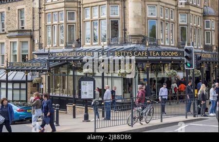 Die berühmten bettys Teestuben im Kurort harrogate yorkshire Stockfoto