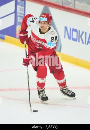 Helsinki, Finnland. 14.. Mai 2022. Helsinki, Finnland. 14.. Mai 2022. Nikolaj EHLERS, DEN 24 im Spiel DÄNEMARK - KASACHSTAN 9-1 IIHF EISHOCKEY WELTMEISTERSCHAFT Gruppe B in Helsinki, Finnland, 14. Mai 2022, Saison 2021/2022 © Peter Schatz / Alamy Live News Credit: Peter Schatz/Alamy Live News Stockfoto