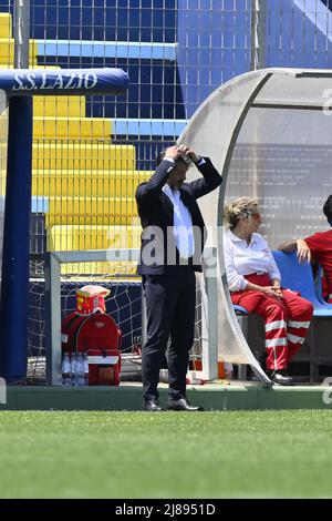 Alessandro Spugna von AS Roma Women während des 22.. Tages der Serie A Meisterschaft zwischen S.S. Lazio Women gegen A.S. Roma Women im stadio Mirko Fersini am 14.. Mai 2022 in Formello, Italien. Stockfoto