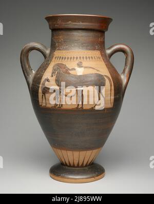 Amphora (Lagerdose), 530-520 BCE. Stockfoto