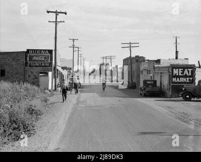 [Ohne Titel, möglicherweise verwandt mit: Washington, Buena, Yakima County. Kleine Stadt im Yakima Valley. Eine Grafschaft, die in den Vereinigten Staaten an fünfter Stelle im Wert der landwirtschaftlichen Produktion steht]. Stockfoto