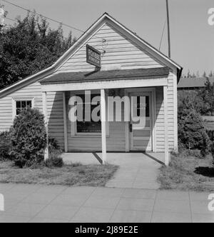 Western Washington, Thurston County, Tenino. An der Hauptstraße im Stadtzentrum. Stockfoto