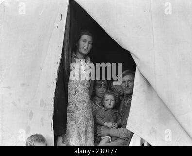 Brawley, Imperial Valley, im Migrations-Arbeitslager der Farm Security Administration (FSA). Stockfoto