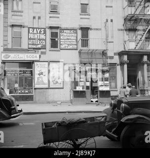 New York, New York. Szene in Harlem. Stockfoto