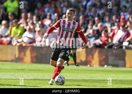 John Fleck #4 von Sheffield United bricht mit dem Ball Stockfoto