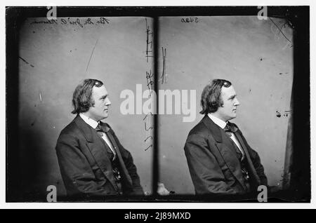 Newman, Rev. John P., (1826-1899) Methodist Episcopal Bishop of Omaha and San Francisco, zwischen 1860 und 1870. Stockfoto