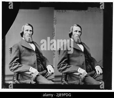 Samuel Bell Maxey aus Texas, 1865-1880. Maxey, Hon. Samuel Bell von Texas Col. Von 9. Texas Inf., zwischen 1865 und 1880. C.A. General im Jahr 1862 kommandierte das Indian Territory Military District 1863-65. [Soldat, Anwalt und Politiker; diente 7. im Infanterie-Regiment, Bundeswehr]. Stockfoto