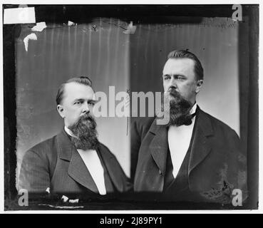 Herbert, Hon. Hillary aus Alabama, zwischen 1865 und 1880. Capt. Of Greenville Guards, CSA. Kol. Von 8. ALA. INF., (Disabled at Battle of the Wilderness, 6. Mai 1864) Sek. Der Marine im Kabinett von Cleveland. Stockfoto