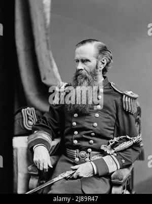 Worden, Adm. John, USN, zwischen 1870 und 1880. Stockfoto