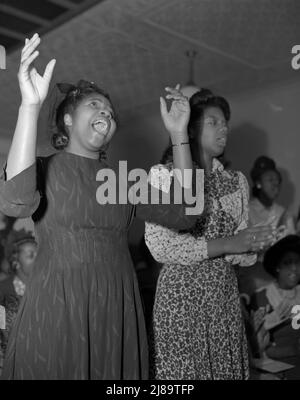 Washington, D.C., Mitglieder der Gemeinde der Kirche Gottes in Christus. Stockfoto