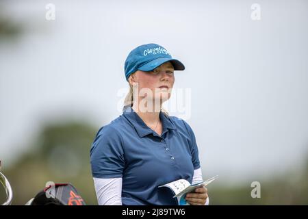 BANG KAPONG THAILAND - 14. Mai: Karoline Lund aus Norwegen bei der Endrunde der Aramco Team Series (Individual) im Thai Country Club am 14. Mai 2022 in Bang Kapong, Thailand (Foto: Orange Picturs) Stockfoto