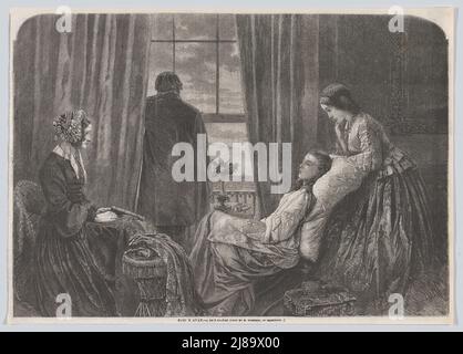 Fading Away, aus "Illustrated Times", 5. Oktober 1858. Stockfoto