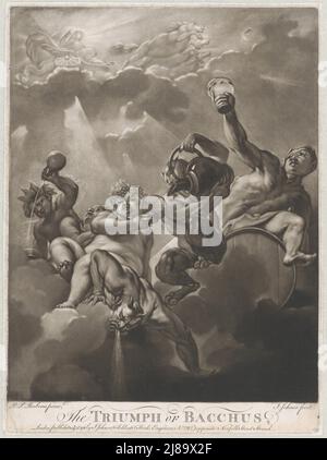 Der Triumph des Bacchus, 1776. Stockfoto