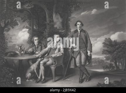 Inigo Jones RA., der ehrenwerte Henry Fane, und Charles Blair RA., 1824-1899. Stockfoto