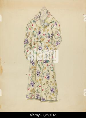 Morgenkleid, c. 1936. Stockfoto