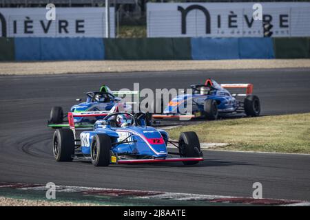 72 VILLAGOMEZ Mateo (ecu), Formule 4 - Mygale Genération 2, Aktion während der Runde 3. des Championnat de France FFSA F4 2022, vom 13. Bis 15. Mai auf dem Circuit de Nevers Magny-Cours in Magny-Cours, Frankreich - Foto Marc de Mattia / DPPI Stockfoto