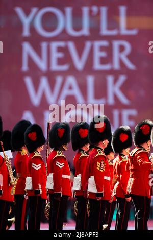 LONDON, GROSSBRITANNIEN. MAI 14. Wembley Stadium im Rahmen des FA Cup Finales zwischen Chelsea und Liverpool im Wembley Stadium, London am Samstag, 14.. Mai 2022. (Kredit: Federico Maranesi | MI Nachrichten) Kredit: MI Nachrichten & Sport /Alamy Live Nachrichten Stockfoto