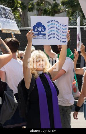 Verbote Our Bodies Abtreibungsrechte Kundgebung in der Innenstadt von Los Angeles am 14 2022. Mai Stockfoto
