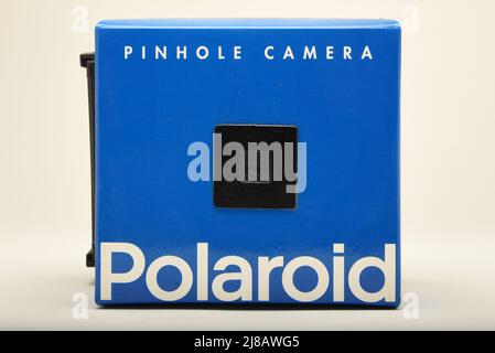 Polaroid Pinhole-Kamera Stockfoto