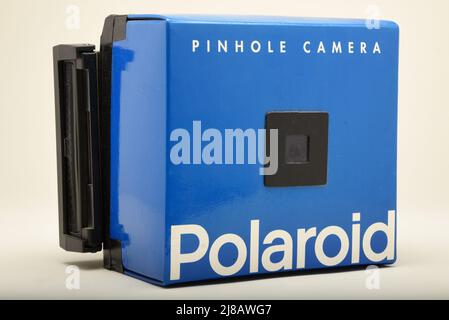 Polaroid Pinhole-Kamera Stockfoto