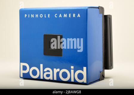 Polaroid Pinhole-Kamera Stockfoto