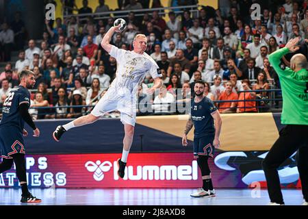 PATRICK WIENCEK während der EHF Champions League, Viertelfinale, 1.-Bein-Handballspiel zwischen Paris Saint-Germain und THW Kiel am 11. Mai 2022 im Pierre de Coubertin-Stadion in Paris, Frankreich - Foto Victor Joly / DPPI Stockfoto