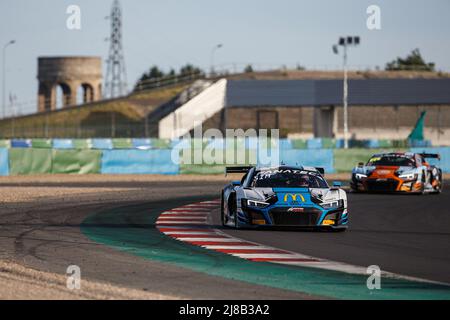 33 Simmenauer Jean-Baptiste (Fra), Mies Christopher (ger), Team WRT, Audi R8 LMS evo II GT3, Aktion während der 2. Runde des GT World Challenge Europe Sprint Cup 2022, vom 13. Bis 15. Mai auf dem Circuit de Nevers Magny-Cours in Magny-Cours, Frankreich - Foto Clément Luck / DPPI Stockfoto