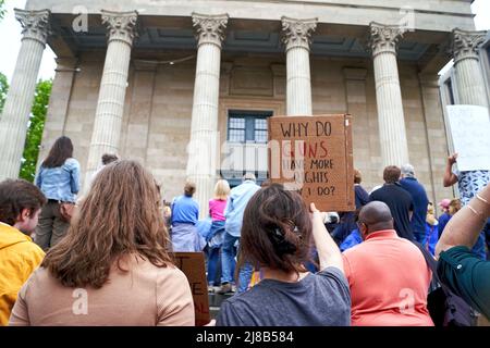 Pro Choice Rally in Chester County, Pennsylvania, als Reaktion auf die durchgesickerte Entscheidung des Obersten Gerichtshofs zu Roe v. Wade Stockfoto