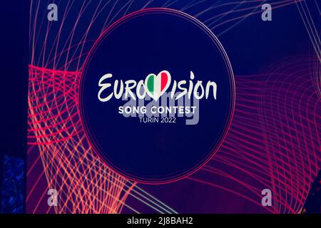 Das Logo des Eurovision Song Contest 2022 Stockfoto