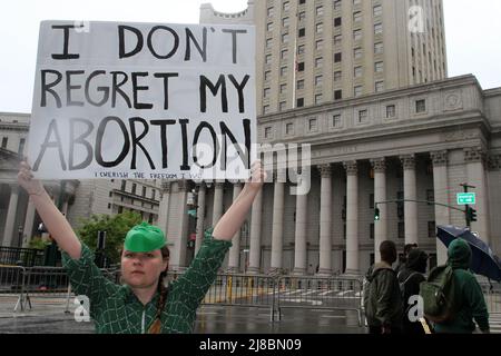 14. Mai 2022, New York, New York, USA: 14. Mai, 2022 Nationwide ''Bans off of our bodies'' Tag der Proteste (Foto: © Bruce Cotler/ZUMA Press Wire) Stockfoto