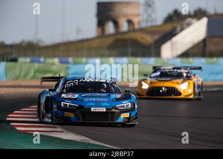 25 Panis Aurelien (Fra), Niederhauser Patric (SWI), Sainteloc Junior Team, Audi R8 LMS evo II GT3, Aktion während der 2. Runde des GT World Challenge Europe Sprint Cup 2022, vom 13. Bis 15. Mai auf dem Circuit de Nevers Magny-Cours in Magny-Cours, Frankreich - Foto: Cl..ment Luck/DPPI/LiveMedia Stockfoto