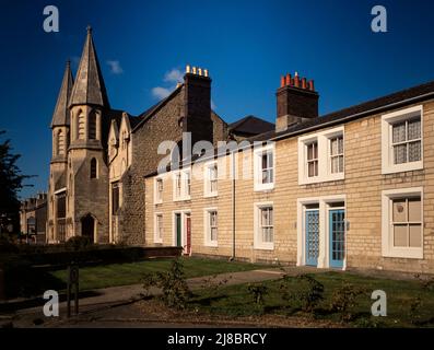 The Railway Cottages, Swindon, Wiltshire, England, Großbritannien Stockfoto