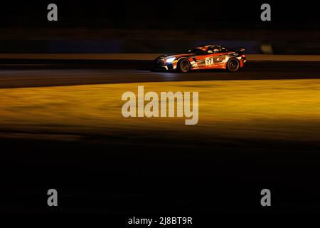 77 ALANIS Eric, DE MARTIN Alberto, NM Racing Team, Mercedes-AMG GT4, Aktion während des 2.. Laufs des Championnat de France FFSA GT 2022, vom 13. Bis 15. Mai auf dem Circuit de Nevers Magny-Cours in Magny-Cours, Frankreich - Foto Clément Luck / DPPI Stockfoto