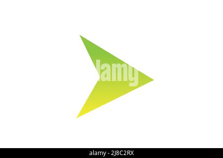 Darstellung der Pfeile für Richtungen, kann als Richtungen verwendet werden. Stockfoto