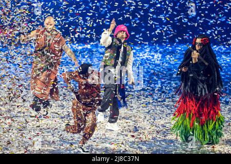 Turin, Italien 20220515.das Finale des Eurovision Song Contest im Pala Olimpico in Turin am Samstagabend. Foto: Heiko Junge / NTB Stockfoto