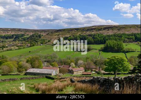 Danby Head in der Nähe von Castleton im North York Moors National Park Stockfoto