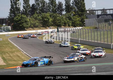 25 Panis Aurelien (Fra), Niederhauser Patric (SWI), Sainteloc Junior Team, Audi R8 LMS evo II GT3, Aktion während der 2. Runde des GT World Challenge Europe Sprint Cup 2022, vom 13. Bis 15. Mai auf dem Circuit de Nevers Magny-Cours in Magny-Cours, Frankreich - Foto Alexandre Guillaumot / DPPI Stockfoto