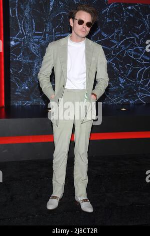 Charlie Heaton nimmt an Netflix's "Stranger Things"-Saison 4 Teil, New York Premiere bei Netflix Brooklyn in New York, NY, 14. Mai 2022. (Foto von Anthony Behar/Sipa USA) Stockfoto