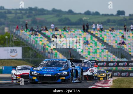 25 Panis Aurelien (Fra), Niederhauser Patric (SWI), Sainteloc Junior Team, Audi R8 LMS evo II GT3, Aktion während der 2. Runde des GT World Challenge Europe Sprint Cup 2022, vom 13. Bis 15. Mai auf dem Circuit de Nevers Magny-Cours in Magny-Cours, Frankreich - Foto Clément Luck / DPPI Stockfoto