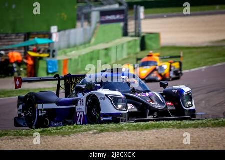 27 DOQUIN Antoine (Fra), FOUBERT Jean-Ludovic (Fra), Maulini Nicolas (SWI), Cool Racing, Ligier JS P320 - Nissan, Aktion während der 4 Stunden von Imola 2022, 2. Rennen der European Le Mans Series 2022 auf dem Imola Circuit vom 12. Bis 15. Mai in Imola, Italien - Foto Paulo Maria / DPPI Stockfoto