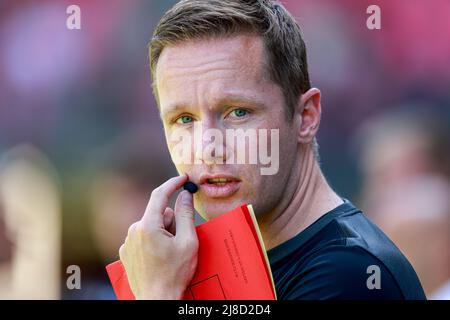 NIJMEGEN, NIEDERLANDE - 15. MAI 4. Offizieller Ingmar Oostrom während des niederländischen Eredivisie-Spiels zwischen N.E.C. und Fortuna Sittard am 15. Mai 2022 im Het Goffertstadion in Nijmegen, Niederlande (Foto: Broer van den Boom/Orange Picts) Stockfoto