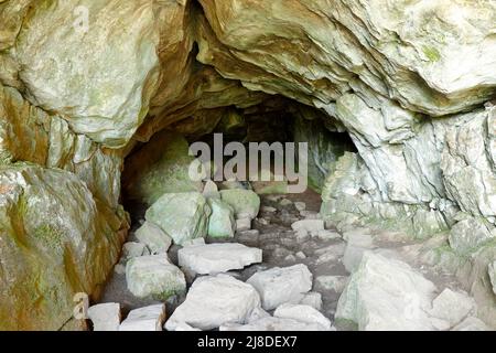 Jubilee Cave befindet sich in Langcliffe in den Yorkshire Dales, North Yorkshire Stockfoto