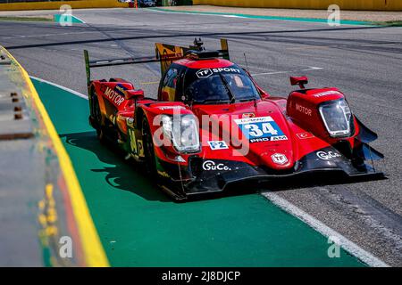 34 AITKEN Jack (gbr), EASTWOOD Charlie (irl), YOLUC Salih (tur), Racing Team Turkey, Areca 07 - Gibson, Aktion während der 4 Stunden von Imola 2022, 2. Lauf der 2022 European Le Mans Series auf dem Imola Circuit vom 12. Bis 15. Mai in Imola, Italien - Foto Paulo Maria / DPPI Stockfoto