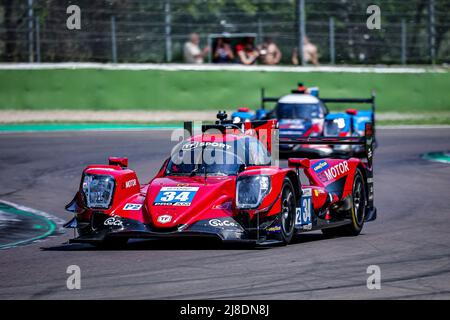 34 AITKEN Jack (gbr), EASTWOOD Charlie (irl), YOLUC Salih (tur), Racing Team Turkey, Areca 07 - Gibson, Aktion während der 4 Stunden von Imola 2022, 2. Lauf der 2022 European Le Mans Series auf dem Imola Circuit vom 12. Bis 15. Mai in Imola, Italien - Foto Paulo Maria / DPPI Stockfoto