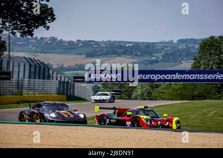 05 ADCOCK Nick (gbr), JENSEN Michael (dnk), KAPADIA Alex (gbr), RLR Msport, Ligier JS P320 - Nissan, Aktion während der 4 Stunden von Imola 2022, 2. Lauf der 2022 European Le Mans Series auf dem Imola Circuit vom 12. Bis 15. Mai in Imola, Italien - Foto Paulo Maria / DPPI Stockfoto